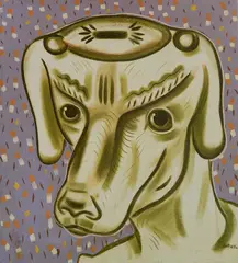 Scott Miller, - Dog Bank-, oil on canvas
