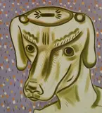 Scott Miller, - Dog Bank-, oil on canvas