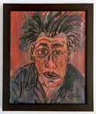 Sid Rheuban, - ''Wild Hair''-, acrylic on canvas, 1994
