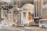 Michael Prunty, - Ninth and Euclid-, watercolor on paper