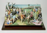 Roger Medearis, - ''The Flower Children 1969-1988''- cold painted