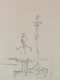 - Untitled (Lust 187)- by Alberto Giacometti, etching, offered Oct 2019