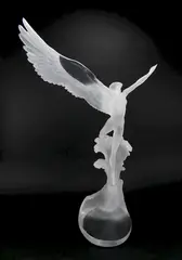 Misha Frid, - ''Swan Lake''-, acrylic sculpture, 1989