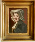 Carl Probst, - Portrait of a Lady-, oil on wood panel