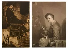 Jules De Bruycker, - ''Confrere''-, etching
