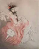- ''Frou, Frou'' (Holland, Catania & Isen 492)- by Louis Icart, etching and aquatint in color, 1948, offered Jun 2019