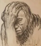 - ''Nachdenkende Frau'' (Klipstein 146)- by Käthe Kollwitz, lithograph, 1920, offered Jun 2019