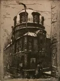 Frank Myers Boggs, - ''L'Ancienne Faculte de Medicine, Paris''-