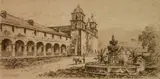 Henry Ford, - ''Mission, Santa Barbara''-, etching, 1887