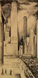 Adriaan Lubbers, - ''42nd Street, New York''-, lithograph, 1944