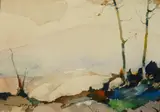 Chauncey Foster Ryder, - Late Fall Landscape-