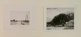Chauncey Foster Ryder, - 1.) ''Mount Vernon Road''-, drypoint, ca. 1920