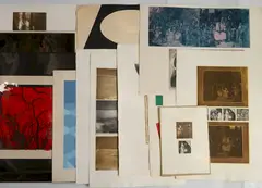 Jennifer Dickson, - 10 etchings in color, all signed and titled in pencil, along with a Marko Spalatin, silkscreen and and Donald Roberts silkcreen, fair condition., various sizes