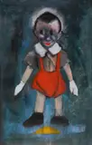 Jim Dine, - ''Pinocchio'' (Carpenter 118)-, etching and drypoint with hand-coloring, 1998