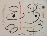 - ''Album 21- Plate1'' (Maeght 1126)- by Joan Miró, lithograph in colors, 1978, sgined and, offered Jun 2019