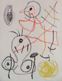- ''Album 21- Plate 20'' (Maeght 1145)- by Joan Miró, lithograph in colors, 1978, offered Jun 2019