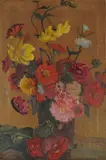 Paul Travis, - Bouquet with Peppers-