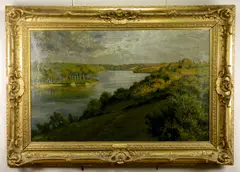 - Landscape- by André Dauchez, oil on canvas, offered Mar 2019