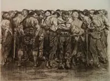 - ''Die Gefangenen'' (Kipstein 98)- by Käthe Kollwitz, etching and aquatint, 1908, offered Mar 2019