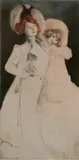Edgar Chahine, - ''Un Couple de Soupeuses'' (Tabanelli 68)-