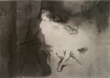Louis Legrand, - ''Rieuses'' (Arwas 362)-, drypoint and etching, 1908