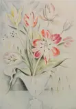 Mily Possoz, - ''Les Tulipes''-, drypoint and roulette, 1936-1937