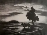 - ''Sunset'' (Fath 43)- by Thomas Hart Benton, lithograph, 1941, offered Mar 2019