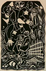 Helen West Heller, - ''Cop''-, woodcut, 1927