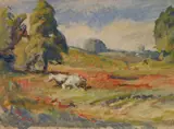 Henry G. Keller, - Cows in A Field-