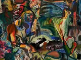 Paul B. Travis, - ''Fantasy''-, watercolor on paper, 1952