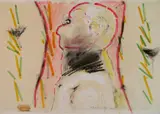 Herbert C. Cassill, - ''Between Two Ladies''-, watercolor on paper, 1971, initialed and
