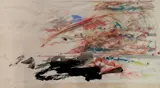 Herbert C. Cassill, - ''Pale Coast Dark Sea''-, watercolor on paper, 1984