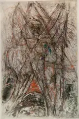 - Abstract- by Herbert C. Cassill, mixed media, 1993, offered Mar 2019
