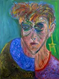 Sid Rheuban, - Portrait-, acrylic on canvas