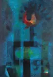 Alfons Dargis, - Untitled (Abstract)-, watercolor on paper
