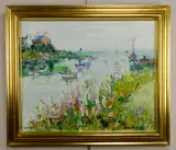 Yolande Ardissone, - Boats in Harbor-