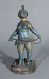 Charles Bragg, - ''By Appointment Only''- cold painted, bronze, 1989