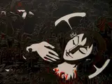Françoise Gilot, - ''La Reve II'' (Yoakum 37)-, lithograph in black and red, sgined