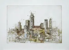 Simon Dittrich, San Gimignano, 1988
