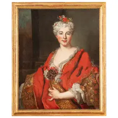 Nicolas de Largillière, Ritratto di Marguerite de Largillière, oil on canvas