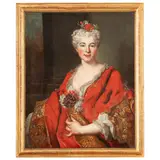 Nicolas de Largillière, Ritratto di Marguerite de Largillière, oil on canvas