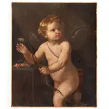 Elisabetta Sirani, Cupido, oil on canvas