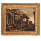 Francesco Maglioli, Capriccio, oil on canvas
