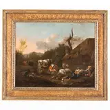 Johannes van der Bent, Pastorale, oil on canvas