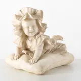 Volterra 1858 - Firenze 1941 / Più felice del Re / Firmata P E Fiaschi e titolata sul lato by Emilio Fiaschi, Alabastro, offered May 2023