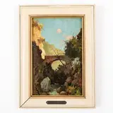 Aurelio Craffonara, Gallarate, 1875 - Genova, 1945 / Ponte della Strenta verso Posina / Firmato A Craffonara in basso a destra