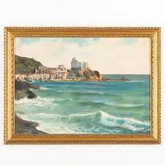 Reggio Emilia, 1893 - La Spezia, 1976 / Marina ligure / Firmato G Caselli in basso a destra by Giuseppe Caselli, oil on canvas, offered May 2023