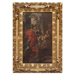 Martirio di Santa Lucia by Lorenzo De Caro, oil on canvas, offered May 2023