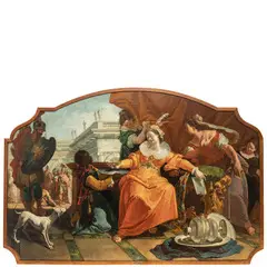 Sofonisba by Francesco Fontebasso, oil on canvas, offered May 2023