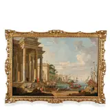 Giovanni Paolo Panini, Veduta ideata di porto